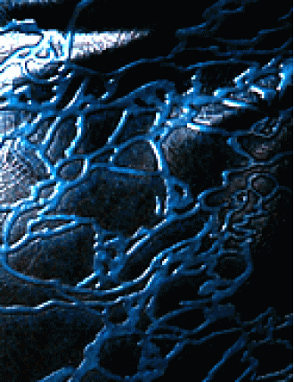 Struktur Latex Lava Blue Black